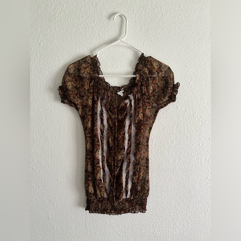 See Through Lace Overshirt